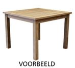 Bella Tuintafel 100x100xH79 cm hout – nieuw in doos, Ophalen of Verzenden, Nieuw, Vierkant, Hout