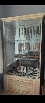 Vitrine kast. Hij mag weg voor aanbod, Gebruikt, 150 tot 200 cm, 25 tot 50 cm, 50 tot 100 cm