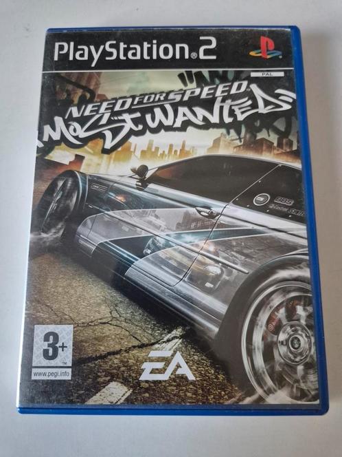 Need for Speed Most Wanted ps2, Spelcomputers en Games, Games | Sony PlayStation 2, Zo goed als nieuw, Racen en Vliegen, 1 speler