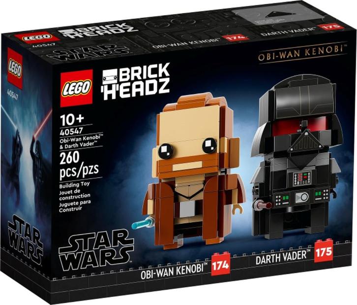 Lego BrickHeadz Star Wars Obi-Wan Kenobi 40547 Obi-Wan, Kinderen en Baby's, Speelgoed | Duplo en Lego, Nieuw, Lego, Complete set