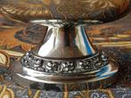 Oude vintage silverplate rose bowl of rozenvaas uit Engeland, Ophalen of Verzenden