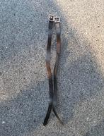 Sporenriempjes sporen riemen riempjes zwart leer NIEUW, Ophalen of Verzenden, Nieuw