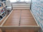 Bed 160x200cm inclusief lattenbodems en nachtkastjes, Ophalen, Gebruikt, Tweepersoons, 160 cm