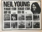 Paginagrote A4 advertentie NEIL YOUNG conc, Ophalen of Verzenden