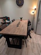 Grote eettafel in zeer goede staat. Inclusief 6 stoelen, Huis en Inrichting, Tafels | Eettafels, Ophalen, 100 tot 150 cm, 200 cm of meer