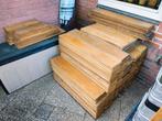 Eikenhouten vloerdelen parketvloer, Gebruikt, 10 tot 30 cm, Hout, 150 cm of meer