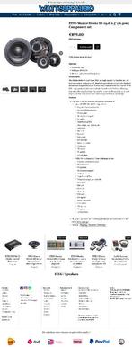 STEG Master Stroke SS-652C 6.5" (16.5cm) Composet / speakers, Auto diversen, Hifi-Focus, Aalsmeerderweg 173 1432 CL, Aalsmeer