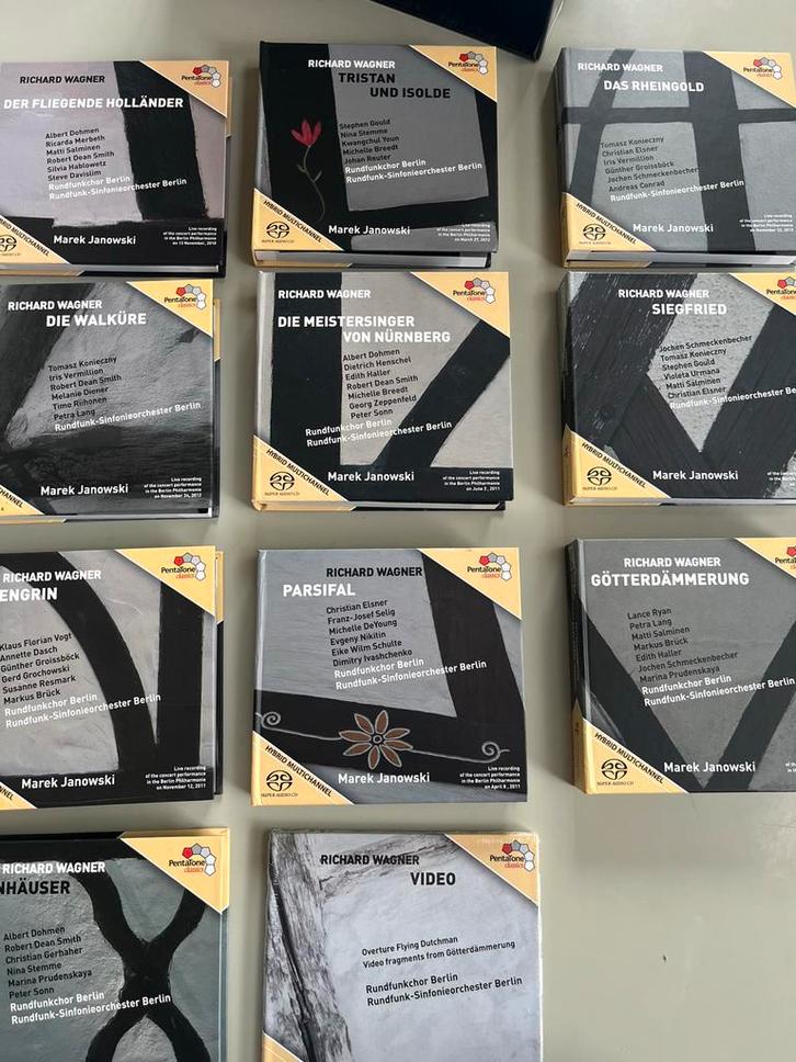 Janowski Wagner compleet. Tannhäuser, Lohengrin, Parsifal, Cd's en Dvd's, Cd's | Klassiek, Zo goed als nieuw, Opera of Operette