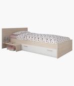 Bed 190 x 90 met opberglades, Ophalen, 90 cm, Eenpersoons, 190 cm of minder