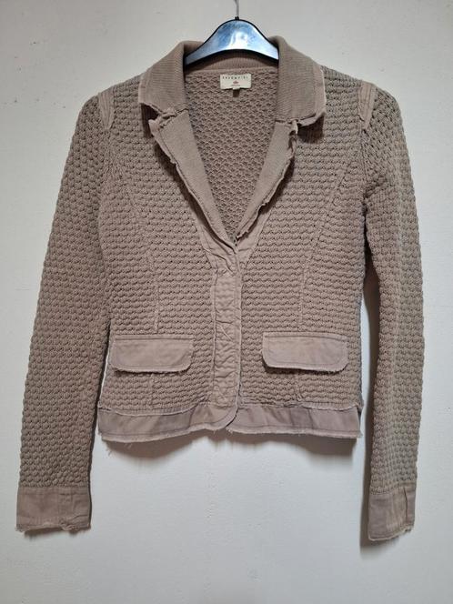 Beige vest, Essentiel Antwerp, mt L/40, Kleding | Dames, Truien en Vesten, Zo goed als nieuw, Maat 38/40 (M), Beige, Ophalen of Verzenden