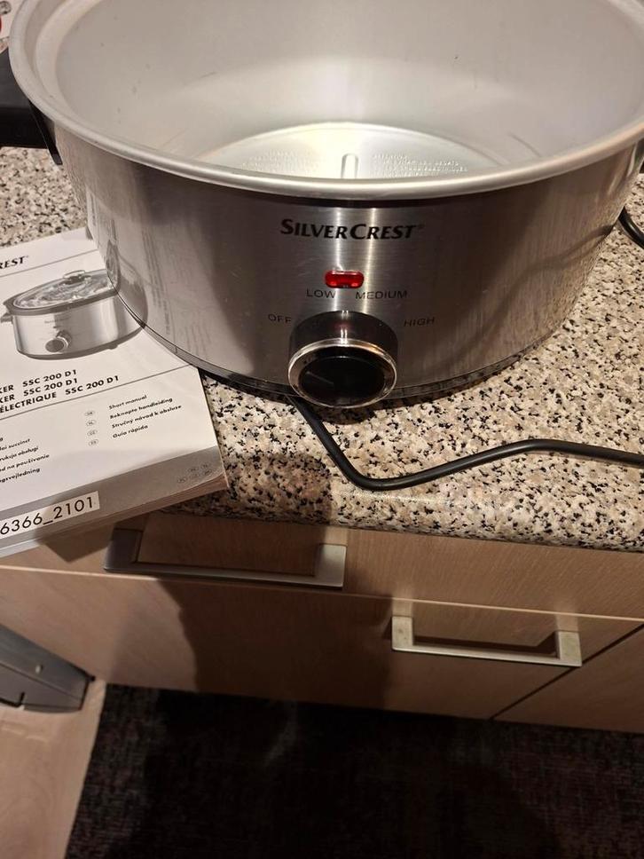 Silvercrest Slowcooker - Perfect voor Stoofpotjes!, Witgoed en Apparatuur, Slowcookers, Zo goed als nieuw, Timer, Ophalen