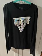 Zwart Meisjes Longsleeve Guess Maat 16 - 170-176, Meisje, Ophalen of Verzenden, Shirt of Longsleeve, Guess