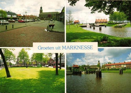 Groeten uit Marknesse - 4 afb - 1991 gelopen, Verzamelen, Ansichtkaarten | Nederland, Gelopen, Overijssel, 1980 tot heden, Ophalen of Verzenden