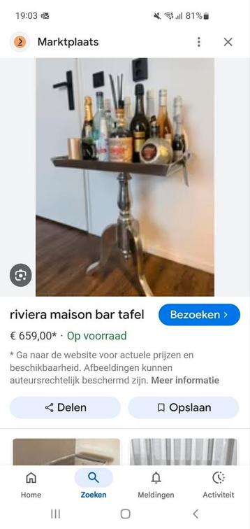 Riviera maison Bartafel beschikbaar voor biedingen