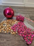 Roze gouden kerst decoratie., Diversen, Ophalen of Verzenden, Zo goed als nieuw