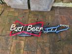 lichtreklame BUD BEER, Ophalen, Gebruikt, Lichtbak of (neon) lamp