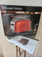 Russel Hobbs colours Plus broodrooster rood retro stijl., Witgoed en Apparatuur, Broodroosters, Gebruikt, Ophalen of Verzenden