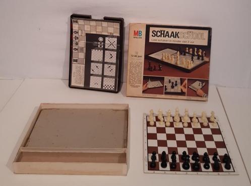 schaakschool (schaakset met uitleg), Hobby en Vrije tijd, Gezelschapsspellen | Bordspellen, Nieuw, Ophalen of Verzenden