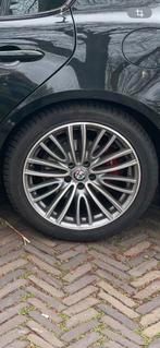 ZGAN Alfa Romeo Giulia Winter Breedset op Lichtmetalen Velg, Auto-onderdelen, Banden en Velgen, Ophalen, 18 inch, Gebruikt, Banden en Velgen