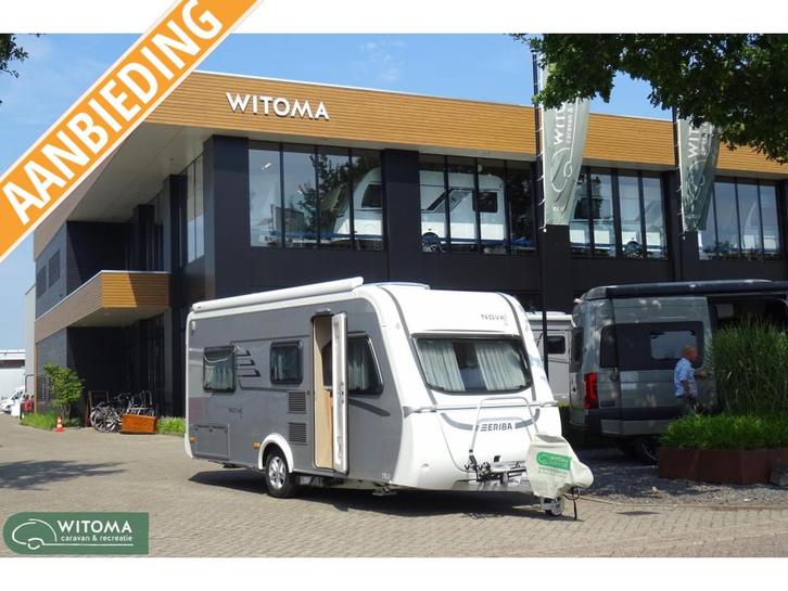Eriba Nova Light 442 Demo aanbieding, Caravans en Kamperen, Caravans, Bedrijf, tot en met 4, Standaardzit, Eriba, 2 aparte bedden