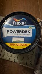 Flexa powerdek ral 9010 12,5 liter., Doe-het-zelf en Verbouw, Verf, Beits en Lak, Ophalen, Wit