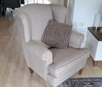 Fauteuil kleur zand/ecru, Huis en Inrichting, Ophalen, Eenpersoons, 75 tot 100 cm, Zo goed als nieuw