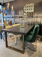 Blackbone Brass eettafel richmond interiors, Vijf personen of meer, Metaal, Rechthoekig, Richmond interiors