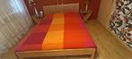 Bed (2 persoons), Huis en Inrichting, Slaapkamer | Bedden, Ophalen, Tweepersoons, Zo goed als nieuw, 200 cm