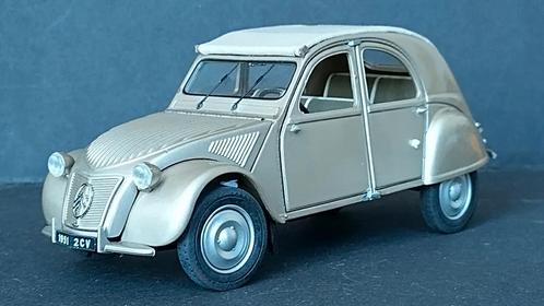 Citroen 2CV 1951 1:24 Franklin Mint Precision Models Pol, Hobby en Vrije tijd, Modelauto's | 1:24, Nieuw, Auto, Verzenden