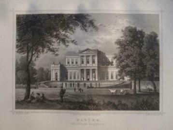 24 / Haarlem Paviljoen welgelegen  Staalgravure  1860 beschikbaar voor biedingen
