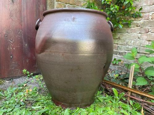 grote Confit Pot Inmaakpot aardewerk Plantenbak Bloempot, Antiek en Kunst, Antiek | Overige Antiek, Ophalen