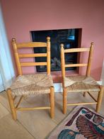 Vintage stoeltjes riet/rotan, Antiek en Kunst, Antiek | Meubels | Stoelen en Banken, Ophalen of Verzenden