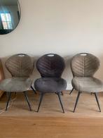 Eetkamerstoelen 6 stuks, Ophalen, Gebruikt, Grijs, Vier
