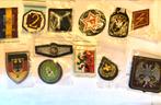 Lotje emblemen 12 st, Ophalen of Verzenden, Landmacht, Nederland, Embleem of Badge