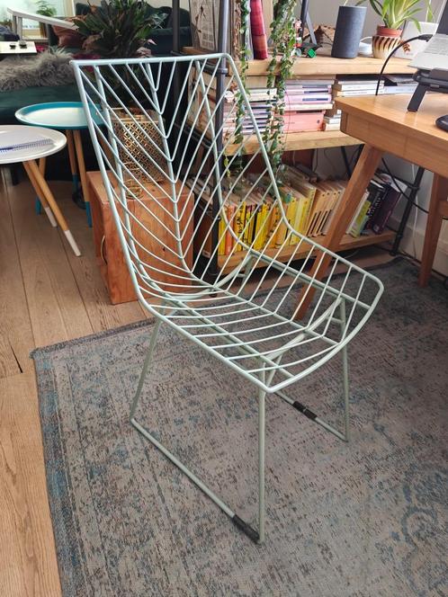 metal garden chair, Tuin en Terras, Tuinstoelen, Zo goed als nieuw, Metaal, Stapelbaar, Ophalen