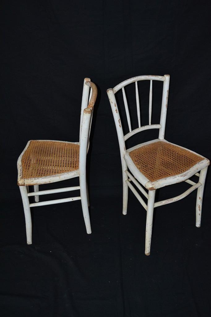 Sleetse stoeltjes BLOSSOM BROCANTE, Antiek en Kunst, Antiek | Meubels | Stoelen en Banken, Ophalen of Verzenden