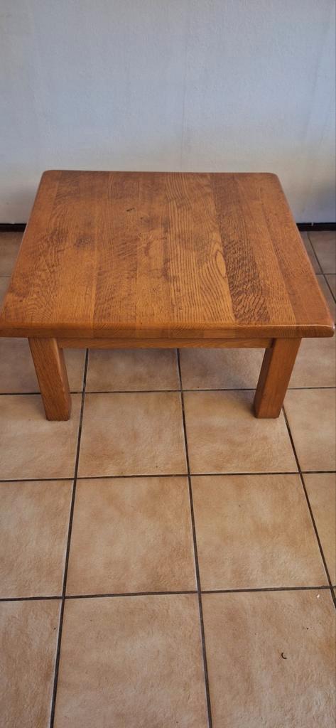 Grenen salontafel - 80x80cm, Huis en Inrichting, Tafels | Salontafels, Gebruikt, Minder dan 50 cm, 50 tot 100 cm, 50 tot 100 cm