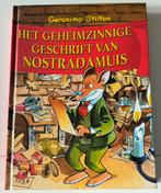 Geronimo Stilton 4 - Het geheimzinnige geschrift van Nostrad, Fictie algemeen, Geronimo Stilton, Ophalen of Verzenden, Zo goed als nieuw