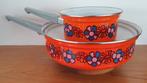 Retro Brabantia Diane steelpan en hapjespan met deksel., Ophalen of Verzenden, Huis en Inrichting