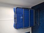 Opklapbed. 190 bij 80, Ophalen, Eenpersoons, Blauw, 190 cm of minder