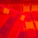 Reteo dralon deken woonplaid woondeken plaid 220x135 cm, Gebruikt, Eenpersoons, Ophalen of Verzenden, Deken of Dekbed