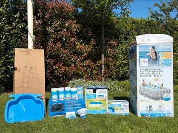Intex zwembad 400 x 200 x 100 + toebehoren beschikbaar voor biedingen