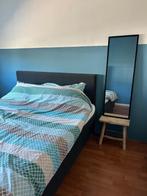 Bedboard gratis, Huis en Inrichting, Slaapkamer | Bedden, 160 cm, Grijs, Gebruikt, Stof