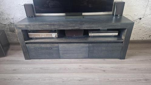 Houten TV meubel (160x50x60cm), Huis en Inrichting, Kasten | Televisiemeubels, Gebruikt, Minder dan 100 cm, 150 tot 200 cm, 25 tot 50 cm