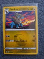Pokemon Zweilous, Ophalen of Verzenden, Zo goed als nieuw, Losse kaart, Foil