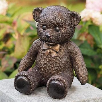 Grafmonument - Gedenkbeeld  Beer - Teddybeer - brons beschikbaar voor biedingen