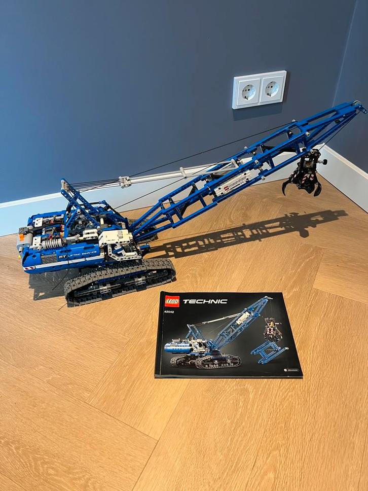 Lego technic 42042 crawler crane, Kinderen en Baby's, Speelgoed | Duplo en Lego, Zo goed als nieuw, Lego, Complete set, Ophalen