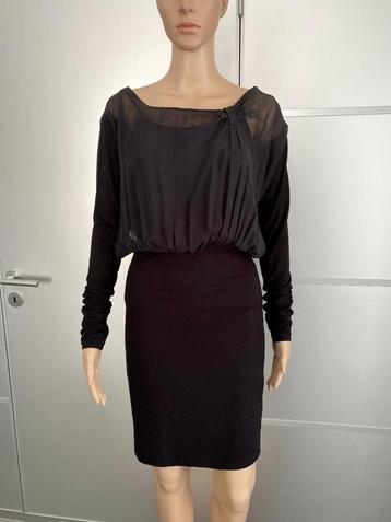 i84 Twinset maat S=36 aparte jurk jurkje feest zwart beschikbaar voor biedingen