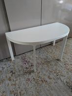 IKEA bureau wit halve maan - rond, Ophalen, Gebruikt