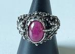 Aparte Ring met Roze Steen, Deoudemispel@gmail.com, Deoudemispel, Ophalen of Verzenden, Zo goed als nieuw